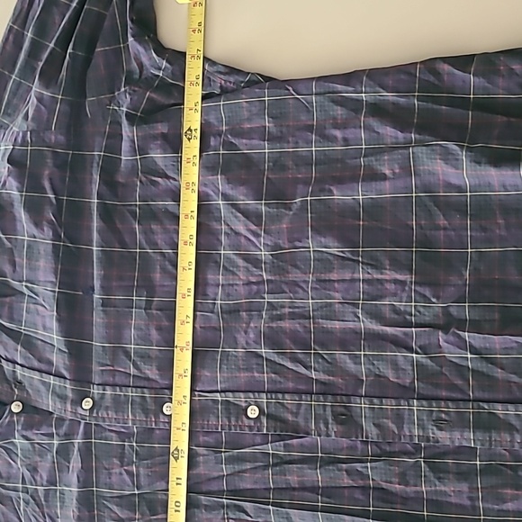 RALPH LAUREN size XL Mens blue Plaid Long Sleeve Vintage Blake Shirt 100% Cotton - Picture 8 of 8